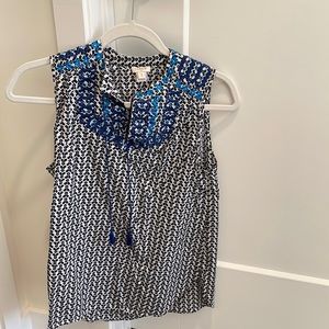 Beautiful J. Crew blouse size 2